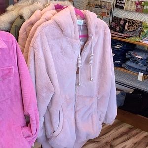 Pink Sherpa jacket